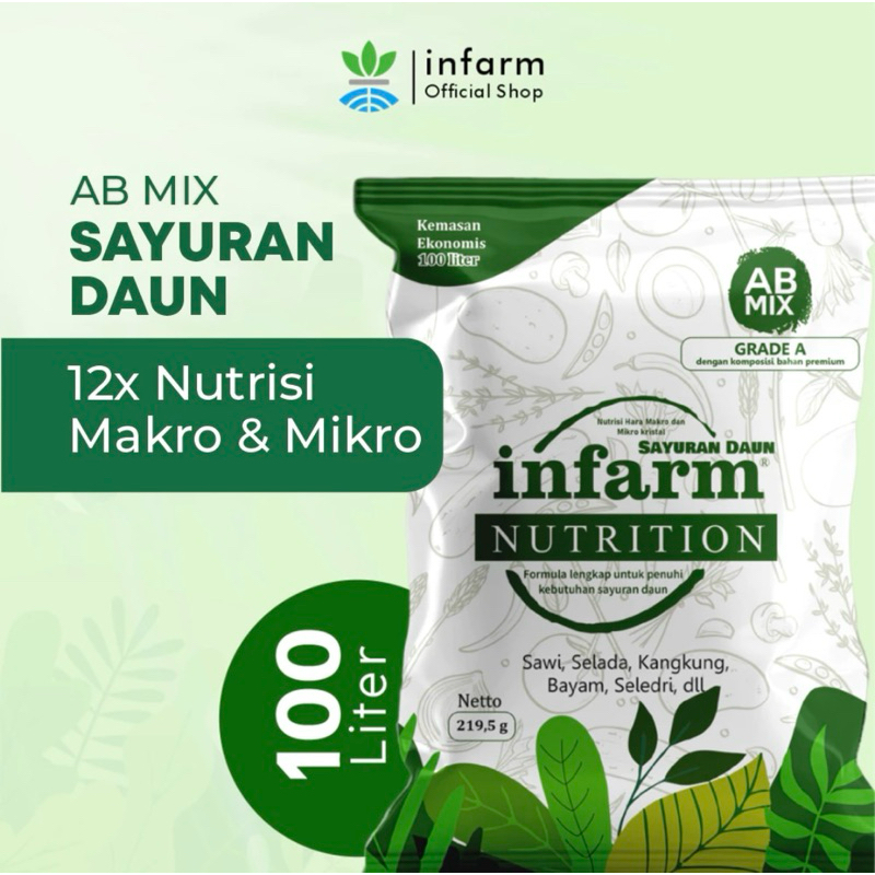Infarm_Nutrisi AB Mix Sayuran Daun