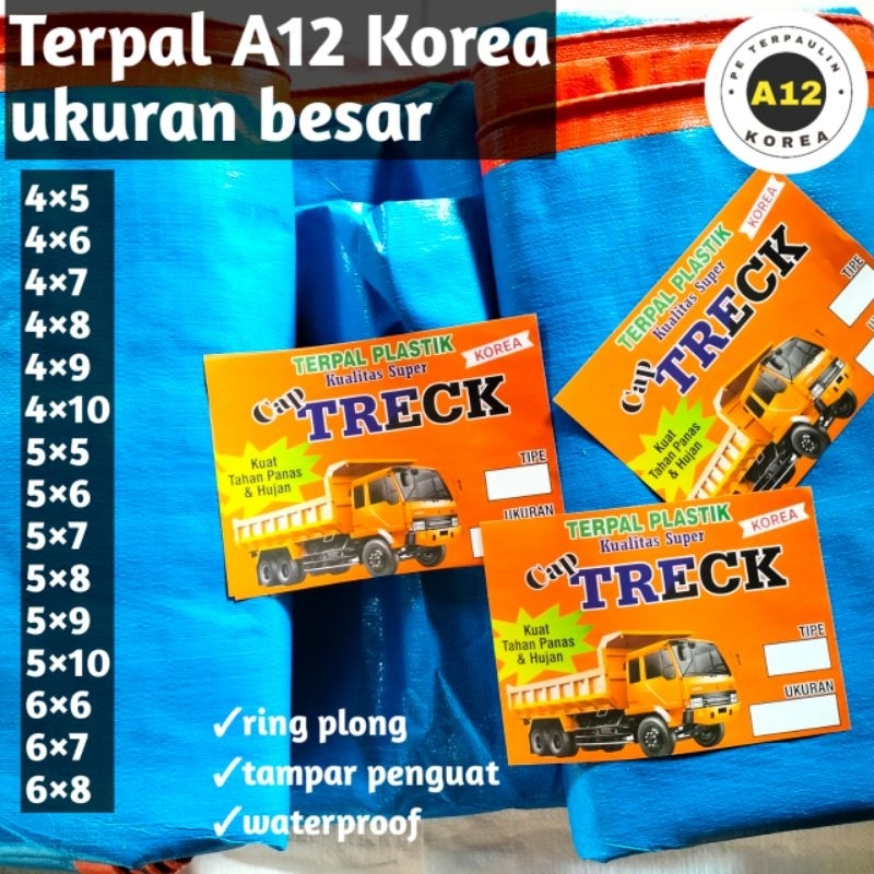 terpal tenda type A12 Korea