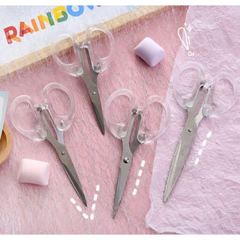 

Gunting Transparant Bening Multifungsi Pemotong Kertas