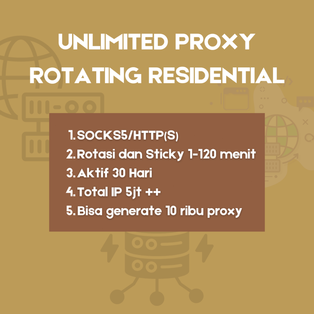 Unlimited Proxy Rotating Residential