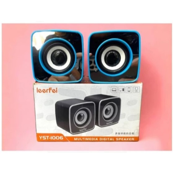 Speaker Komputer Mini YST-1006 USB Wired Speaker USB Powered 3.5mm AUX Input Portable Speaker