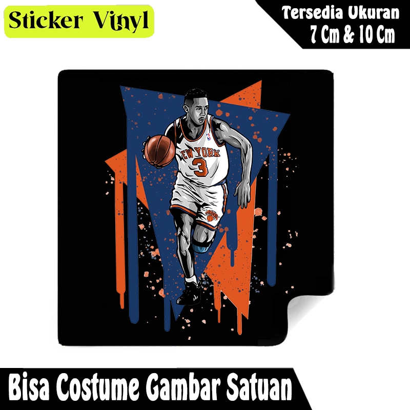 

Radit667 Stiker Sticker Pemain Basket John Starks Bahan Vynil Tahan Air Bisa Custom Gambar