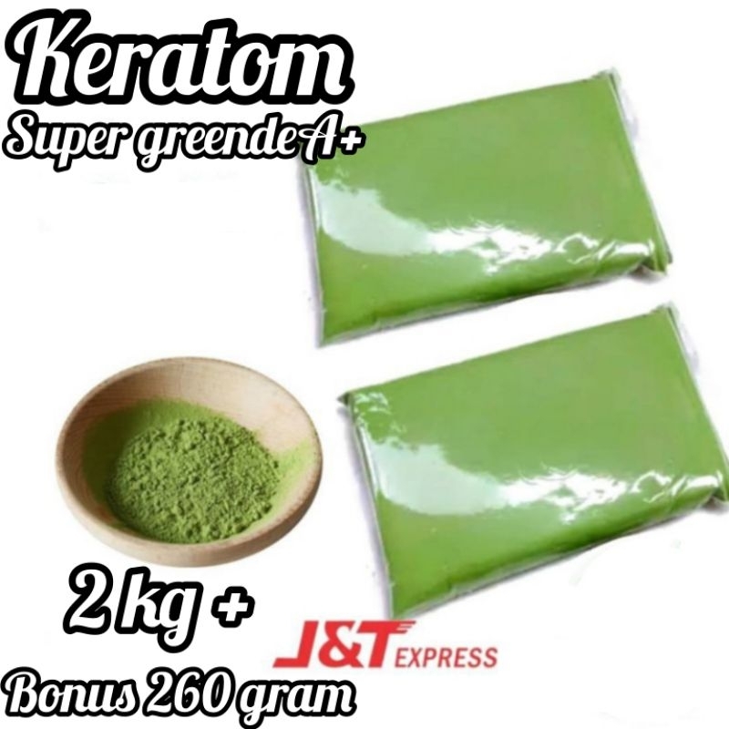 

bubuk minuman asli hijau