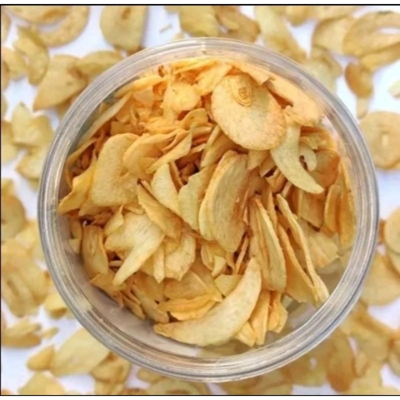 

Bawang putih goreng asli tanpa tepung