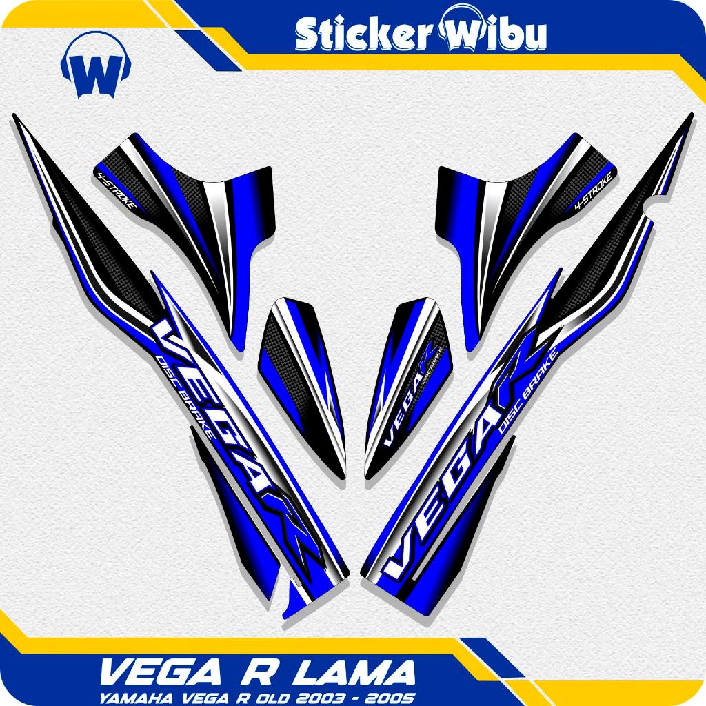 Striping Vega R Lama Motif N13 Stiker Vega R Sticker Vega Rr Setriping Vega R Variasi Ori