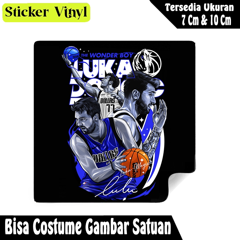 

Radit667 Stiker Sticker Pemain Basket Luka Doncic Bahan Vynil Tahan Air Bisa Custom Gambar