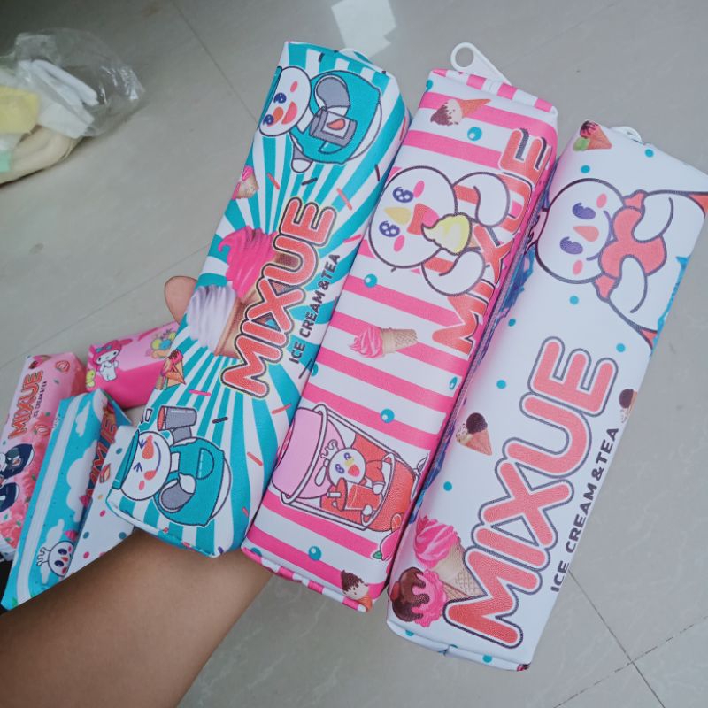 

kotak pensil mixue / tempat pensil anak viral