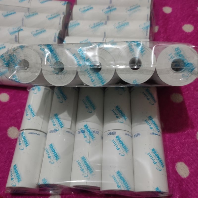 

Kertas Thermal Paper Roll (1Pack isi 10pcs)