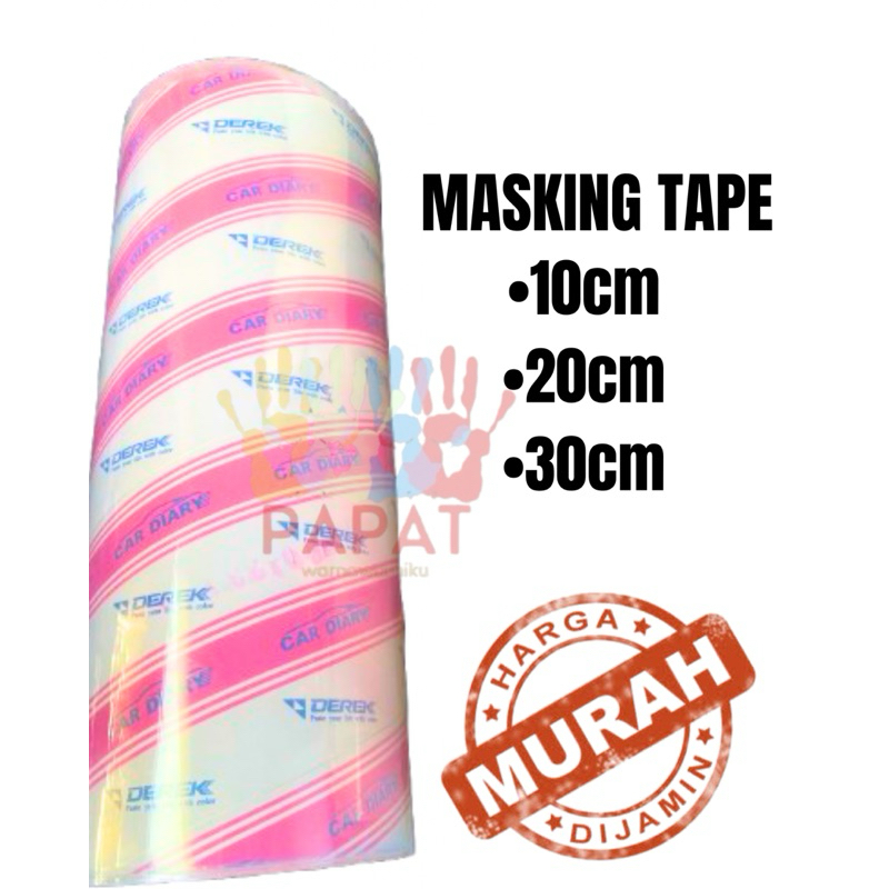 

MASKING TRANSFER TAPE (PROMO 30cm) CLEAR MASKING LAMINATING BENING CUTTING STIKER