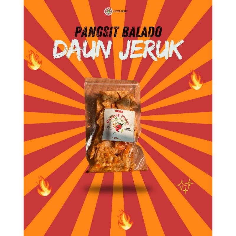 

kripik pangsit balado daun jeruk 75 gram