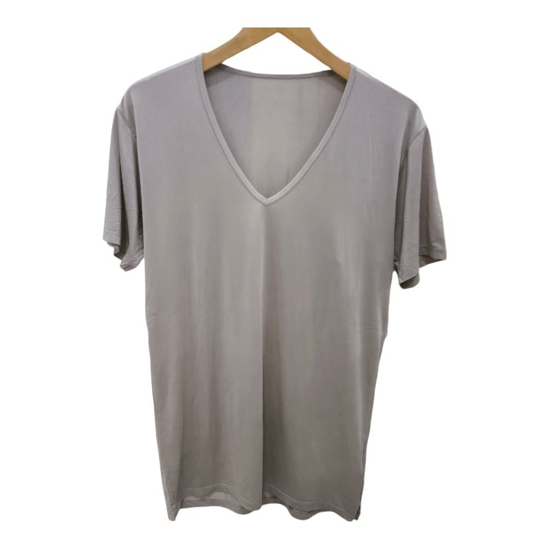 Uniqlo airism comfort unlimited khaki t-shirt M