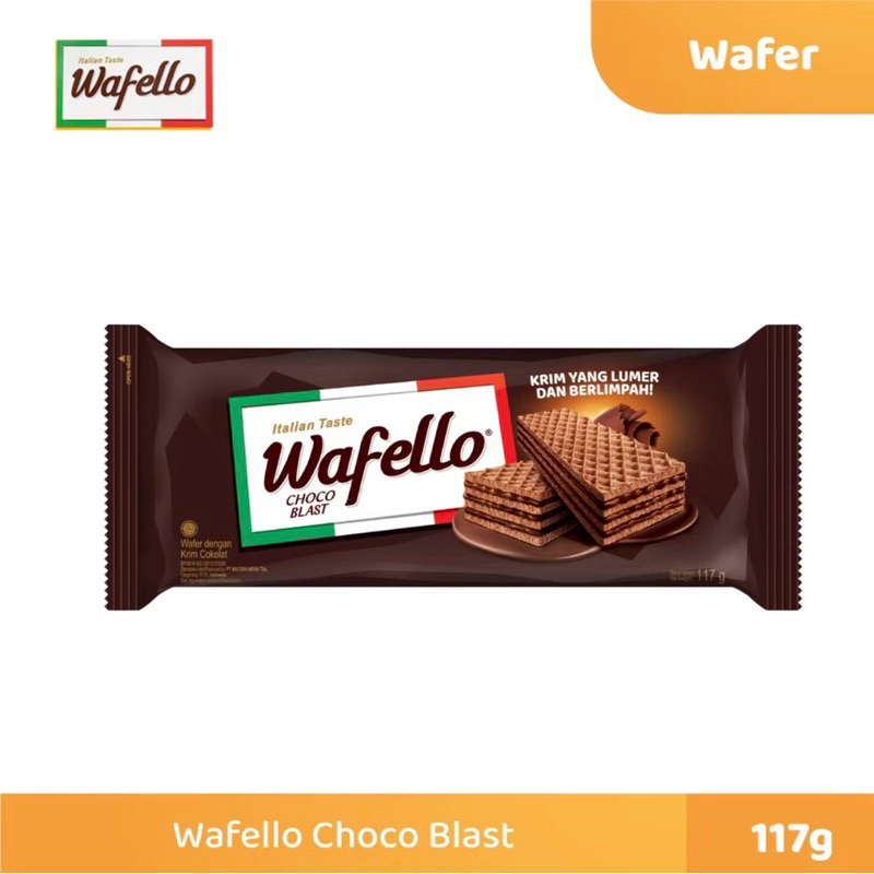 

Wafello wafer Cokelat 117gr