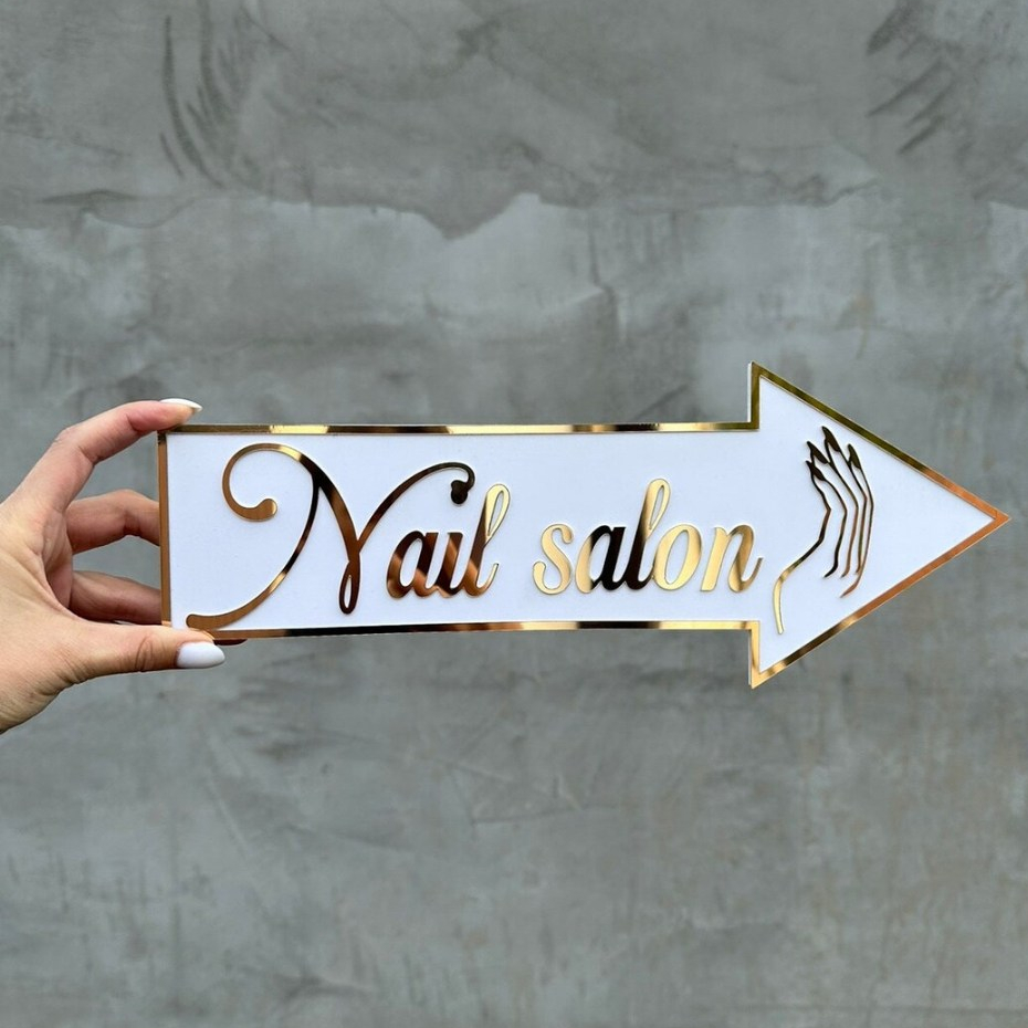 

Custom Sign Board Nama Ruangan Akrilik timbul