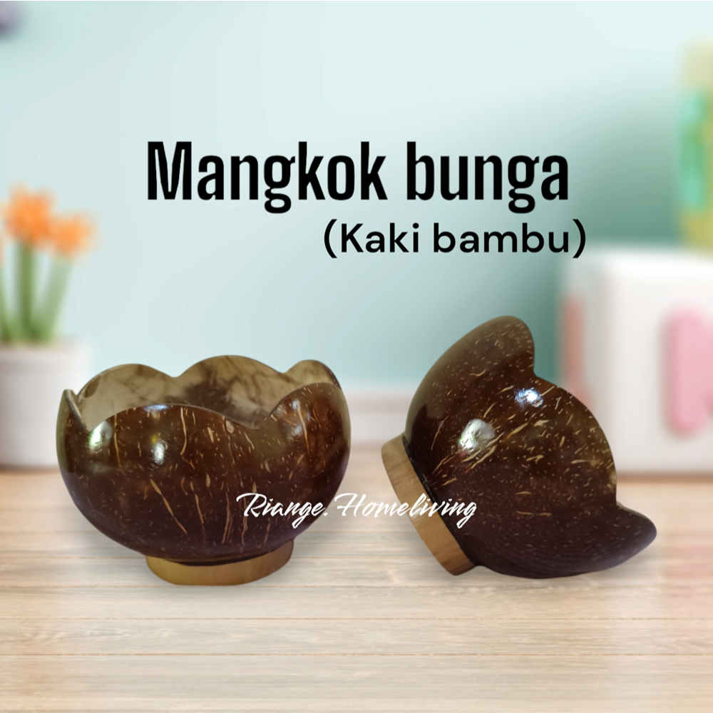 MANGKOK BATOK KELAPA/Mangkok batok bunga