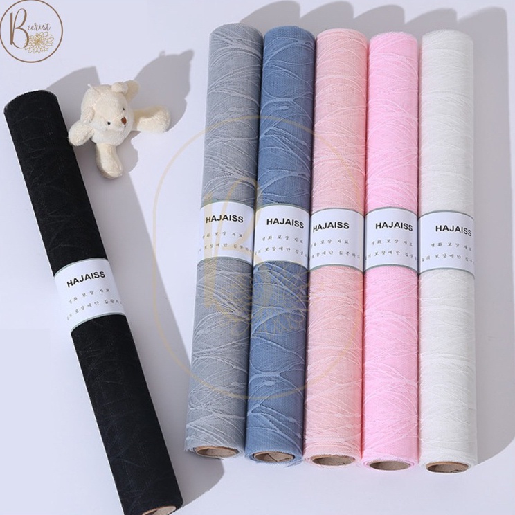 

Murah Hemat Kertas Jaring Buket Bunga 1 Roll Korean Jaring Roll Mesh Polynet Flower Wrapping Paper Pembungkus Buket Bunga Roll A