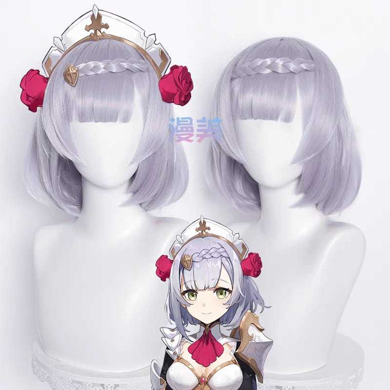 WAIFUKU - PO Wig Cosplay Noelle Genshin Impact Asli Brand Manmèi Womanmei Ywailisi Alice