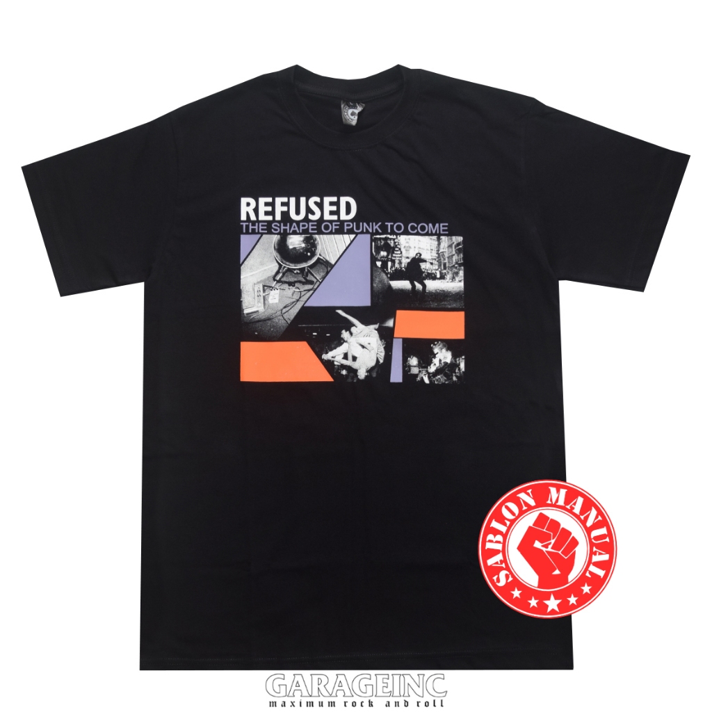kaos band musik refused