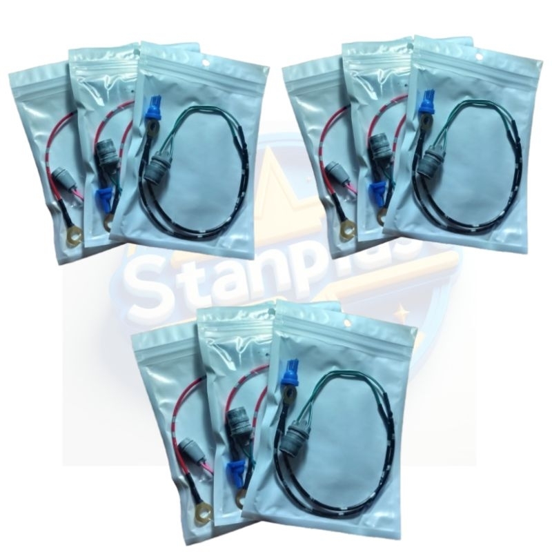 Kabel fitting socket T10 T5 penyearah arus indikator lampu  sen led anti error untuk motor universal