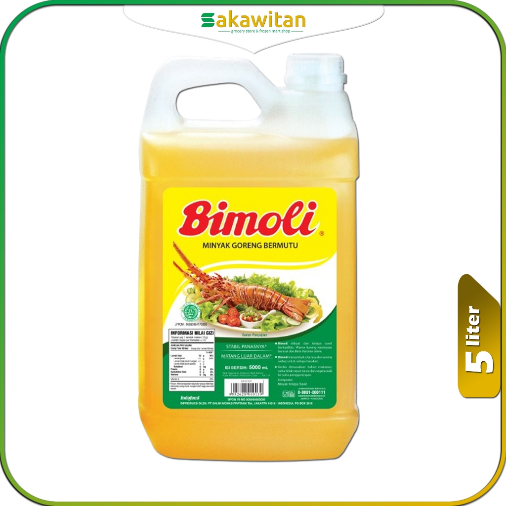 

Minyak Goreng 5 Liter Bimoli Klasik Derigen |Sakawitan