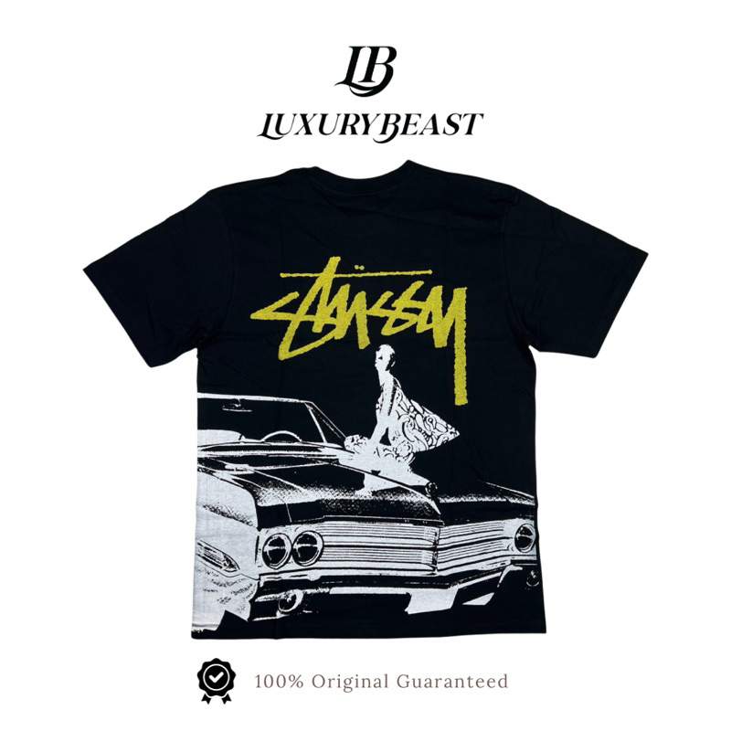 Stussy Beat Crazy T-Shirt 100% Original Authentic