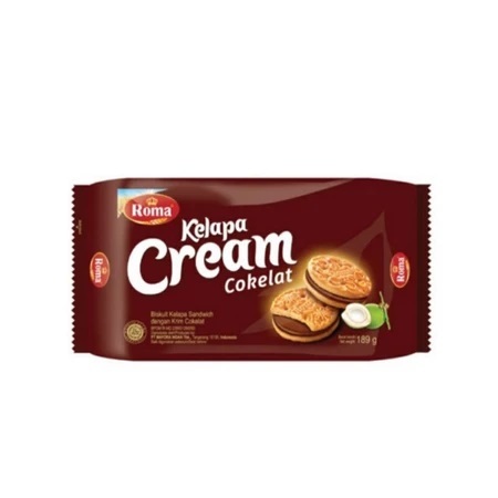 

Roma Kelapa Cream Cokelat 189g
