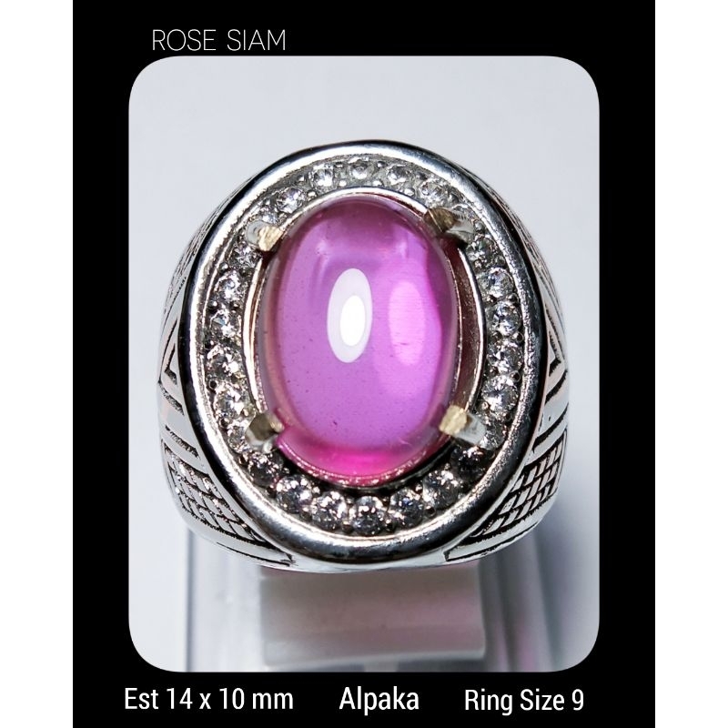 05. Cincin Batu Rose Siam