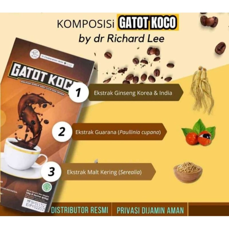 

Kopi Gatot Koco by Dr.Richard lee Original