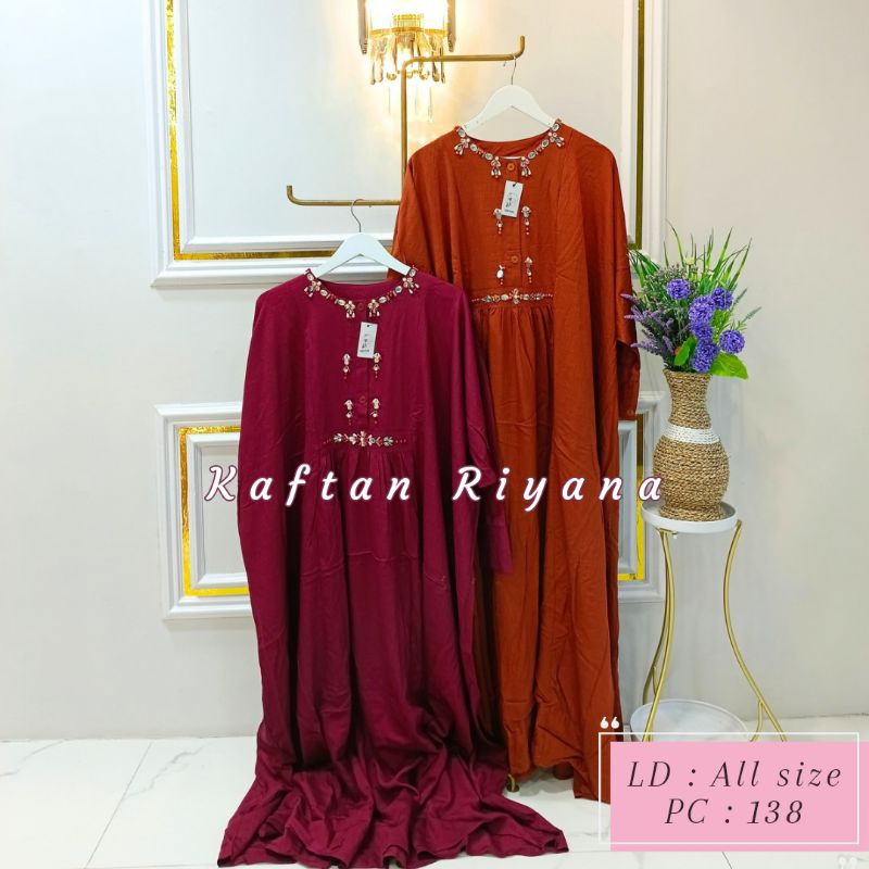 KAFTAN RIYANA / KAFTAN TEBEL /TUNIK JUMBO /KAFTAN /TUNIK /MURAH