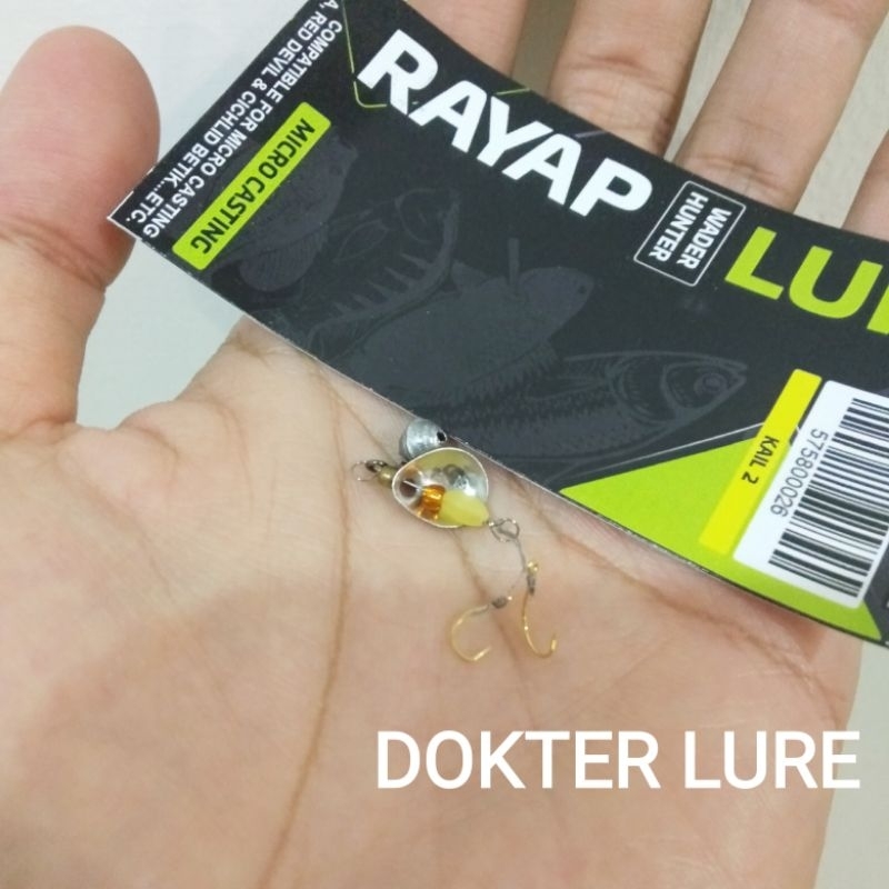 LURE RAYAP 2 KAIL Umpan Casting Wader Nila dll