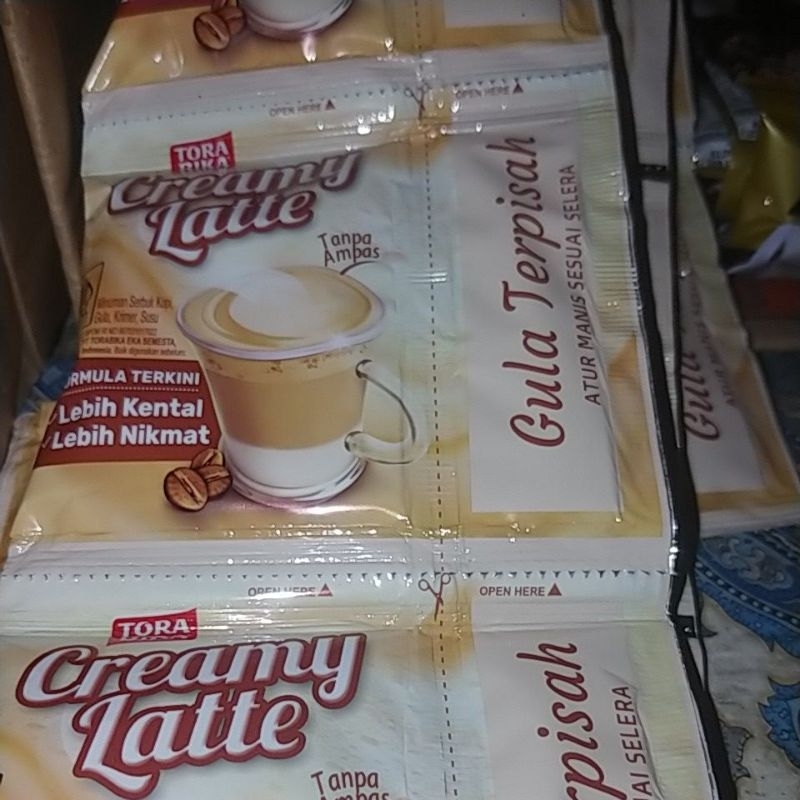 

TORA BIKA CREAMY LATTE 1 RENTENG(10 SACHET)