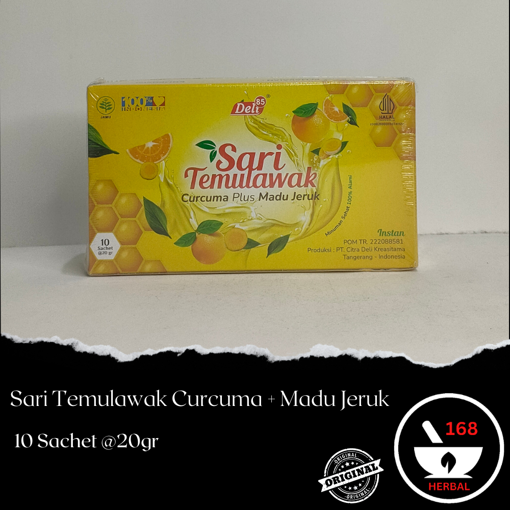 

Sari Temulawak Instan Cucurma Plus Madu Jeruk - 10 sachet