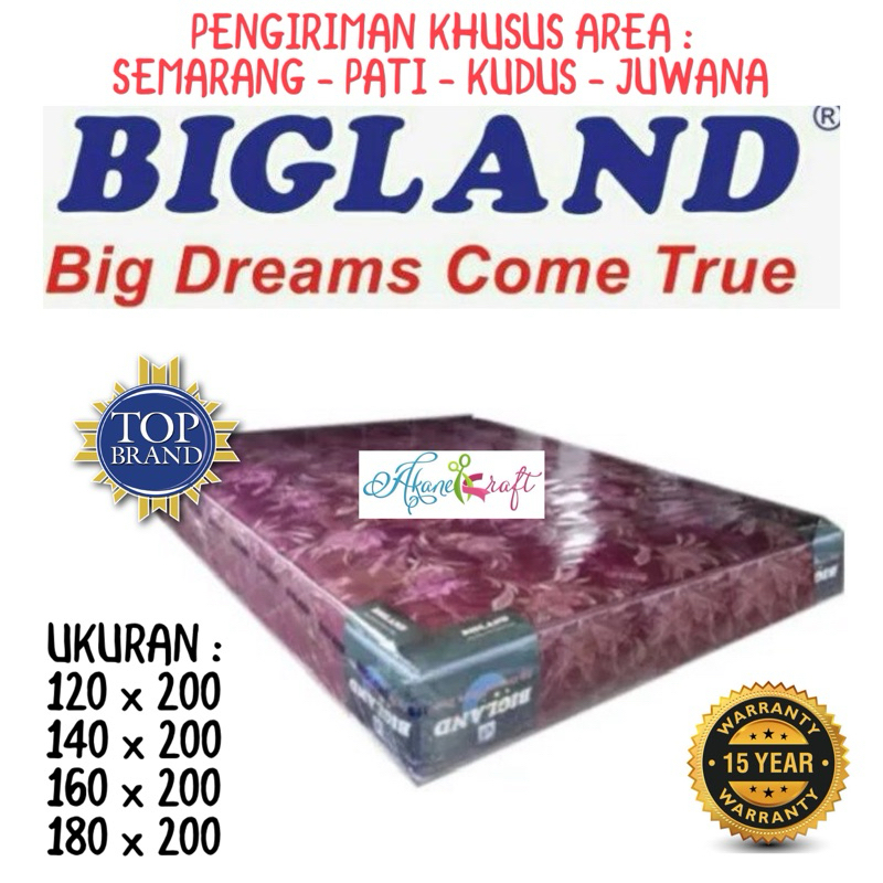 BIGLAND SPRINGBED Ori Garansi Area Semarang & Pati