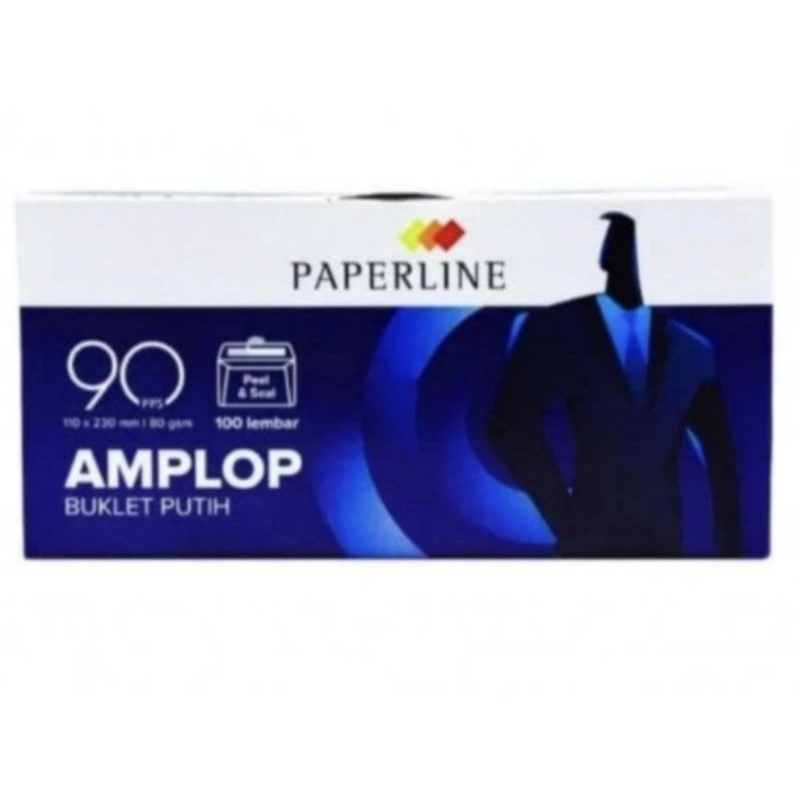 

Amplop Putih Paperline 90 110*230mm (1dus/40lembar) 80gram