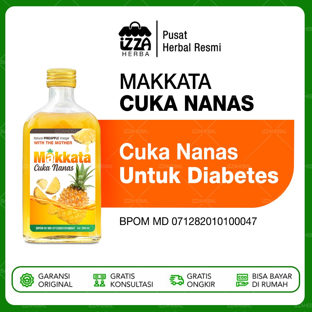 

CUKA NANAS MAKKATA UNTUK DIABETES KESEHATAN Original With Mother Bisa Sembuh Total Kecing Manis