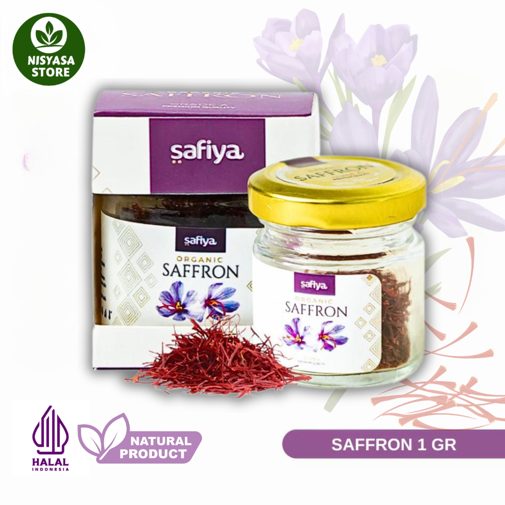 

Safiya Saffron Super Negin 1 Gram Bunga Safron Grade A