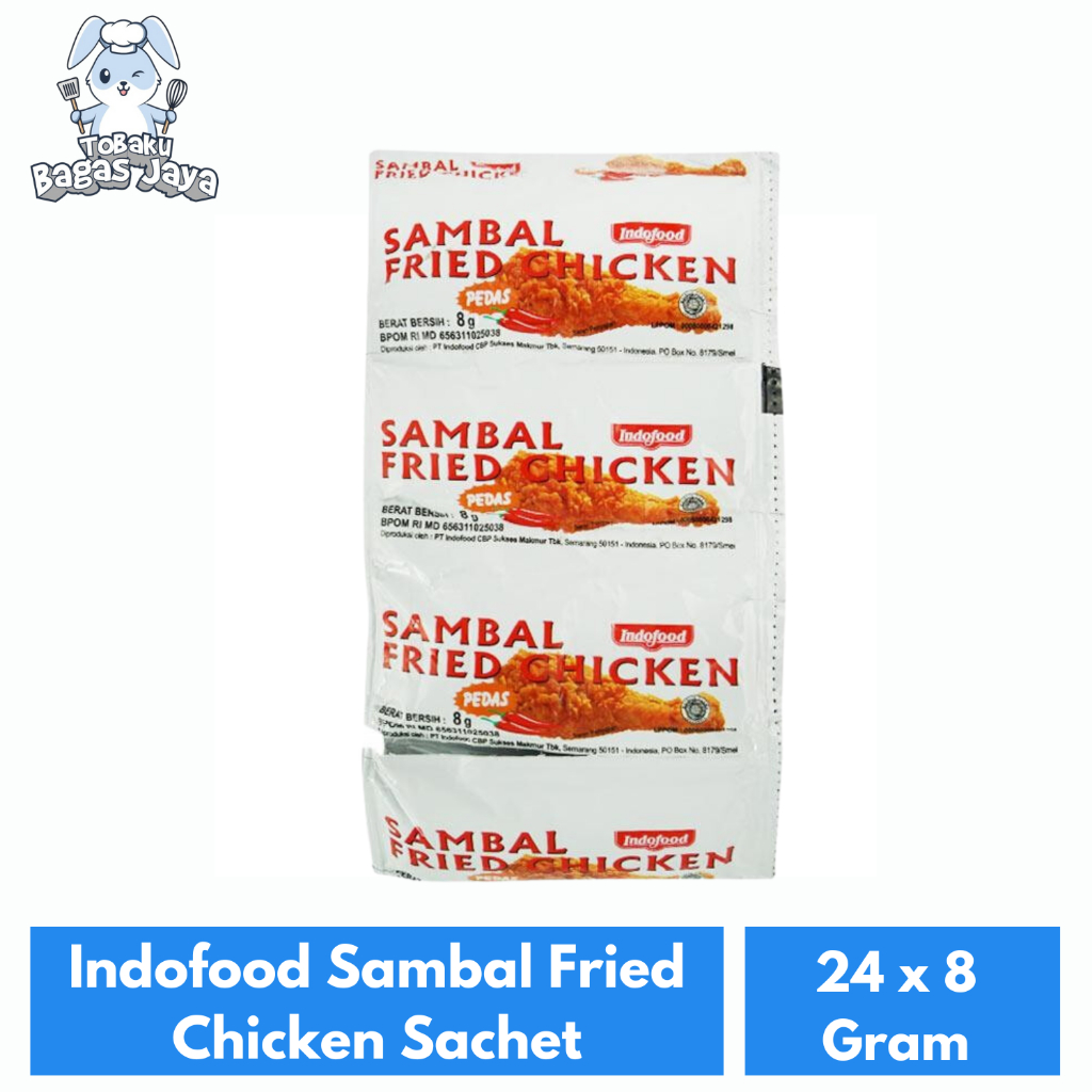 

Indofood Sambal Fried Chicken Sachet (24 Pcs x 8 Gram)