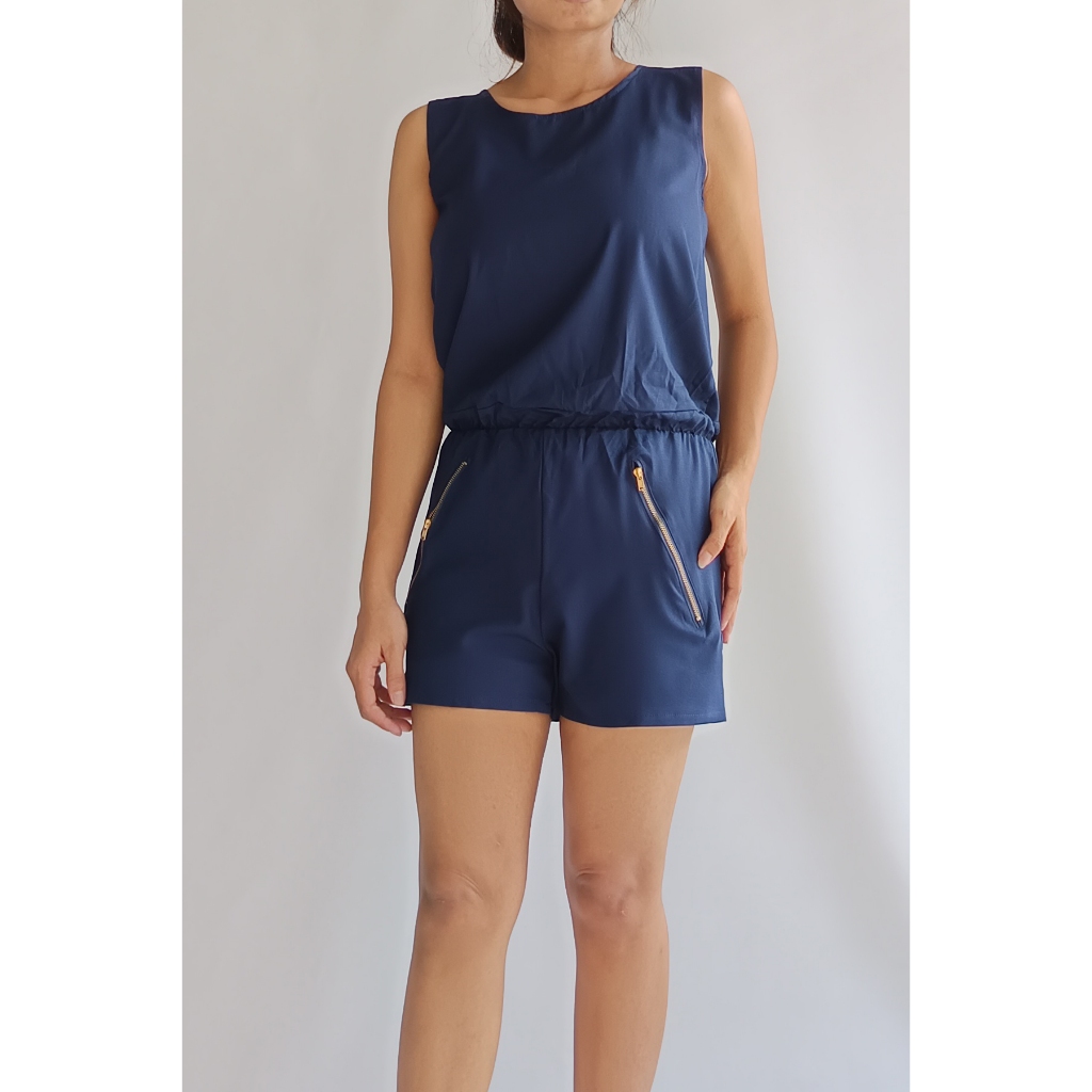 elektrik jumpsuit backless | korean style jumpsuit | jumpsuit wanita