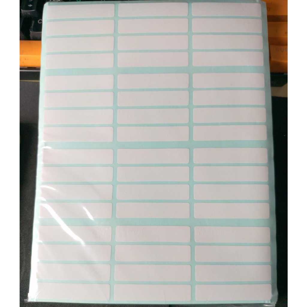 

Stiker Polos 1 cm x 4,8 cm (1 pak isi 100 lembar)