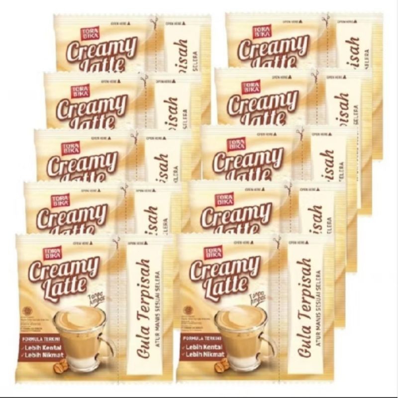 

TORABIKA CREAMY LATTE 1 SACHET 10 PCS