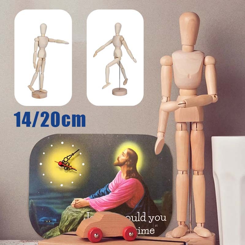 Manekin Kayu Mini Kayu Manekin Manekin Kayu Full Body Untuk Model Gambar Seniman Figur Manusia