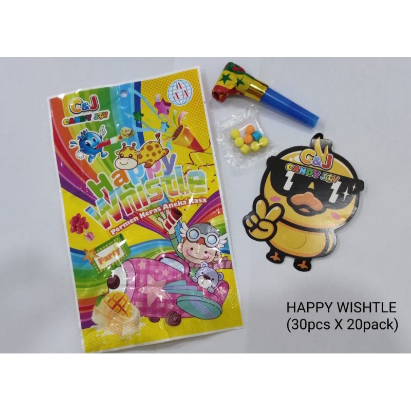 

candy happy wistle isi 30 pcs
