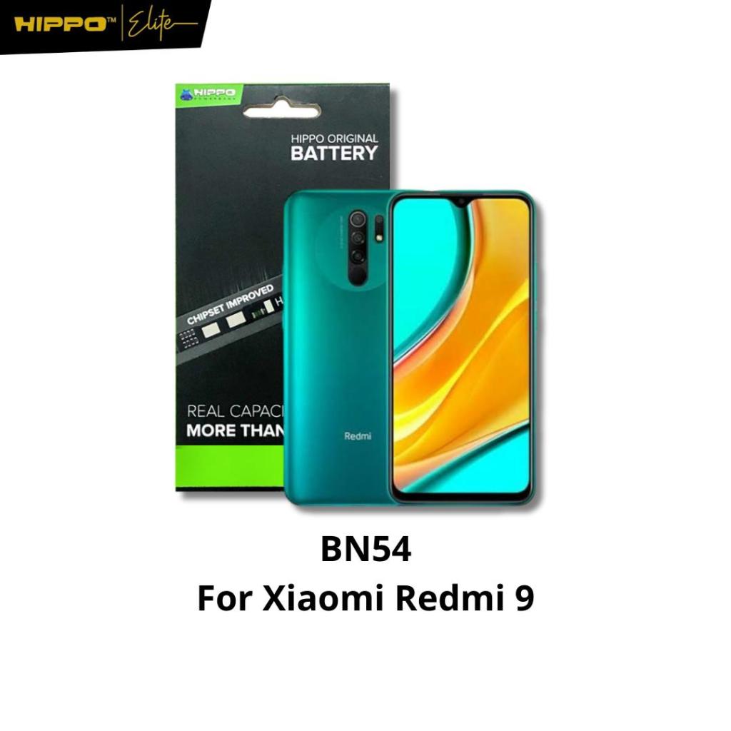 Hippo Baterai Xiaomi Redmi 9 / Redmi Note 9 BN54 Original Battery Batere Premium Batu Batre Batrai H