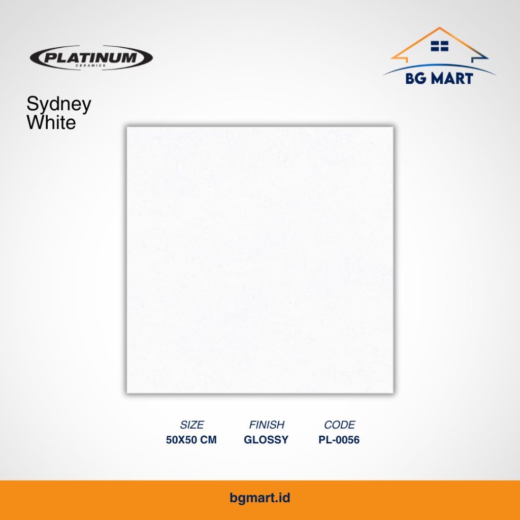 PLATINUM Keramik Lantai 50x50 Sydney White KW A