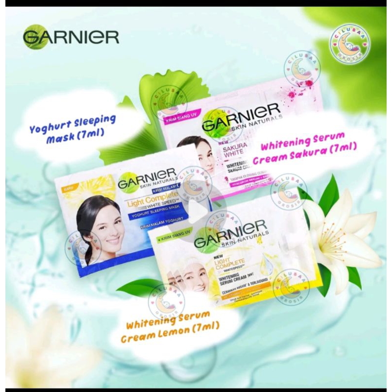 Garnier cream sachet