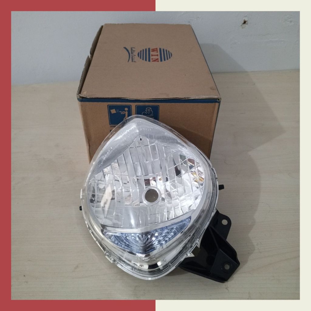 Lampu Depan Fino FI 125 2018 2019 2020 Reflektor Headlamp Grande Premium WIN