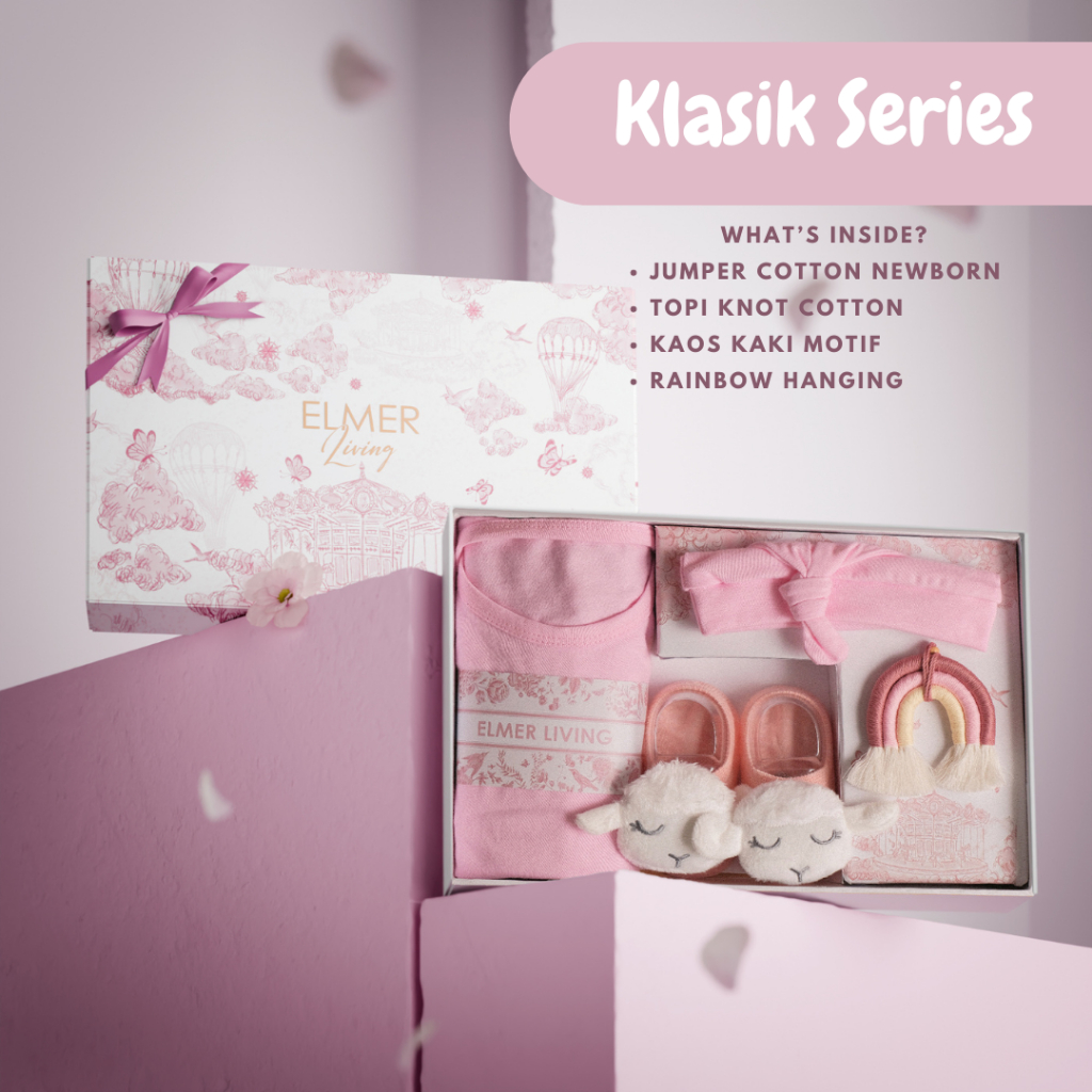 TERBARU ELMER LIVING HAMPERS BAYI BEST SELLER KADO LAHIRAN BAYI HADIAH SPESIAL UNTUK BAYI BARU LAHIR