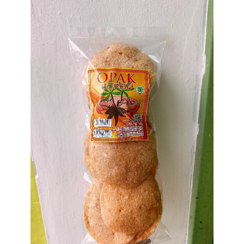 

opak bumbu bangka ( ada kencur, cabai ) isi 15 keping
