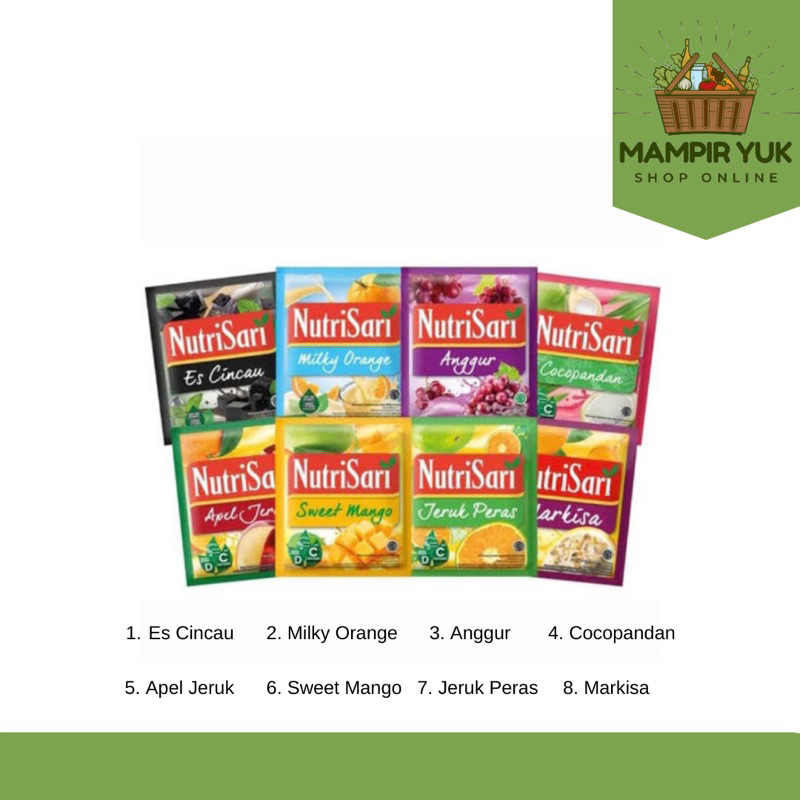 

Nutrisari semua varian rasa 1 renteng | mampiryuk