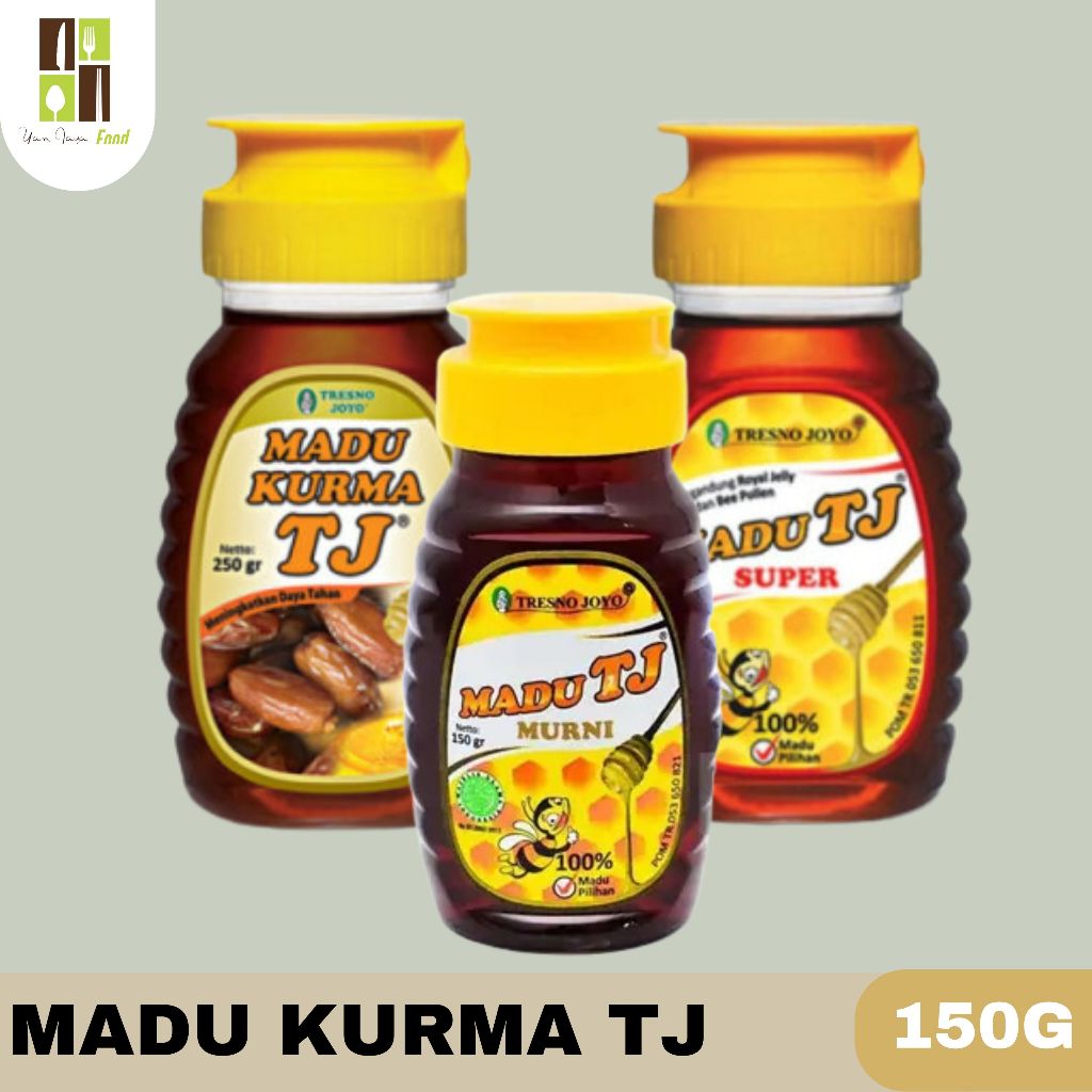 

Madu TJ 150g Murni / Super / kurma / Madu herbal Kemasan 150g