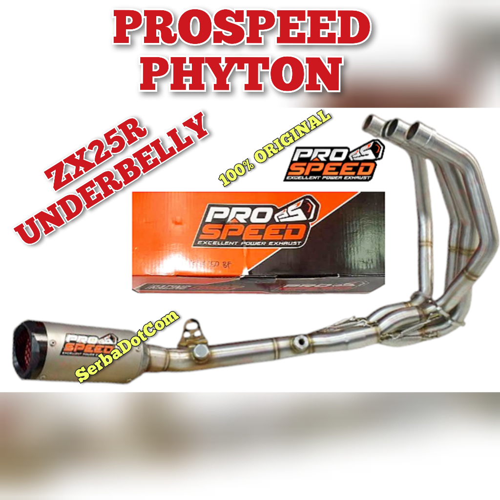 KNALPOT PROSPEED PRO SPEED PHYTON UNDERBELLY ZX25R ZX25 R ZX 25R ZX-25R ORIGINAL Underbely Underbeli